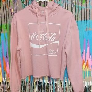 Pink coca cola sweatshirt